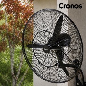 Termowentylator Cronos Wentylator ścienny z pilotem Cronos 50cm Czarny Wiatrak na ścianę cichy mocny 3