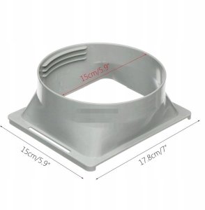 Mission Air Adapter klimatyzatora przenośnego do rury 15cm 3