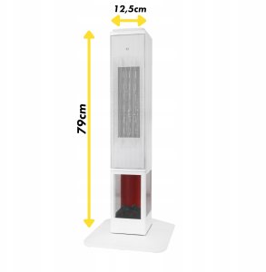 Termowentylator Mission Air Termowentylator kolumnowy MALMO 2400W White 6