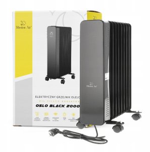 Grzejnik Mission Air Grzejnik olejowy OSLO 2000W Black WiFi 11