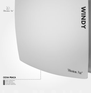Wentylator Mission Air łazienkowy Windy 150 H+T Silver 4