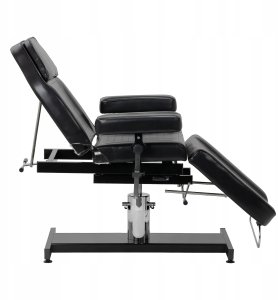 Activeshop Fotel do tatuażu Pro Ink 210DH z kołyską czarny 2