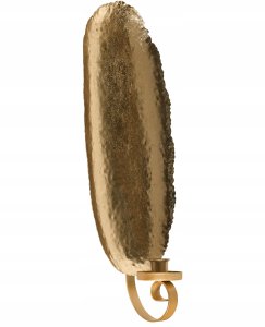 Beliani 2 świeczników wiszących FEIJO Metal 44 cm Złoty (600396) 2