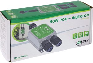 Allnet InLine® PoE++ Outdoor Injektor, 10Gb/s, 90W, IP67 6