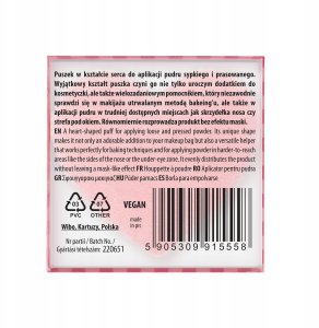 Lovely LOVELY_Plushy Promise Powder Puff puszek do pudru 3