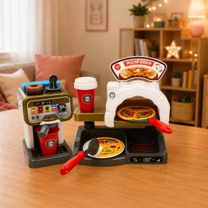 LeanToys Zestaw Pizzeria Piec Do Pizzy Ekspres do Kawy Akcesoria Sklep 5