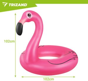 Trizand Koło dmuchane - flaming 102cm 2