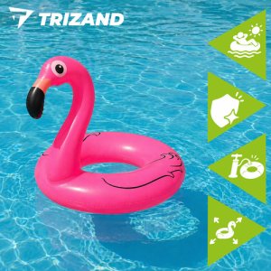 Trizand Koło dmuchane - flaming 102cm 3