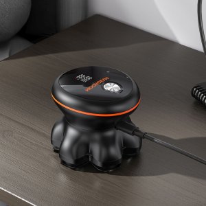 Enchen Golarka elektryczna do głowy i zarostu 7 głowic LED USB-C - czarna Golarka elektryczna do głowy i zarostu 7 głowic LED USB-C - czarna 8