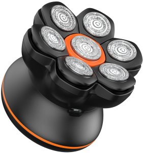 Enchen Golarka elektryczna do głowy i zarostu 7 głowic LED USB-C - czarna Golarka elektryczna do głowy i zarostu 7 głowic LED USB-C - czarna 9