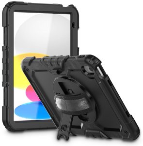Etui na tablet SUPERO Etui pokrowiec na iPad 10.9'' 2022 z podstawką Solid360 - czarny Etui pokrowiec na iPad 10.9'' 2022 z podstawką Solid360 - czarny 2