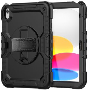 Etui na tablet SUPERO Etui pokrowiec na iPad 10.9'' 2022 z podstawką Solid360 - czarny Etui pokrowiec na iPad 10.9'' 2022 z podstawką Solid360 - czarny 3