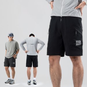 RockBros Szorty spodenki sportowe z paskiem rozmiar M - czarne Szorty spodenki sportowe z paskiem rozmiar M - czarne 3