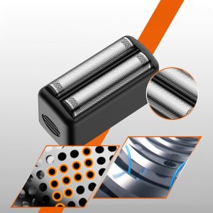 Golarka AMT Elektryczna 2w1 do zarostu 2 głowice - zestaw 10
