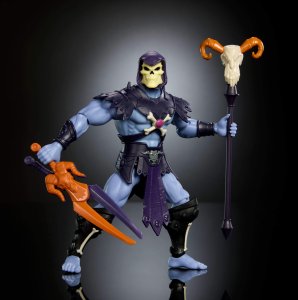 Figurka Mattel He-Man Masters of The Universe Szkieletor 14 cm i akcesoria JHJ97 5