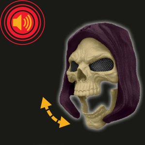 Mattel Maska Szkieletor z ruchomą szczęką Masters of the Universe Władcy Wszechświata JKJ15 4