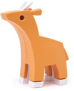 HalfToys Figurki magnetyczne 3D Half Toys - Rodzina safari Impala i Gnu 2