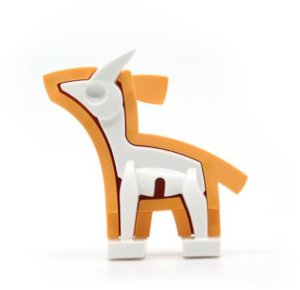 HalfToys Figurki magnetyczne 3D Half Toys - Rodzina safari Impala i Gnu 21