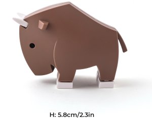 HalfToys Figurki magnetyczne 3D Half Toys - Rodzina safari Impala i Gnu 5