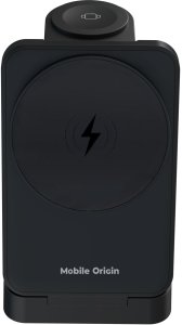 Ładowarka Mobile Origin 3in1 Foldable Charging Stand with light, PW28, black (MO-FCHS-PW28-BLK) 11