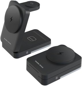 Ładowarka Mobile Origin 3in1 Foldable Charging Stand with light, PW28, black (MO-FCHS-PW28-BLK) 8