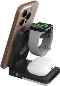 Ładowarka Mobile Origin 3in1 Foldable Charging Stand with light, PW28, black (MO-FCHS-PW28-BLK) 9
