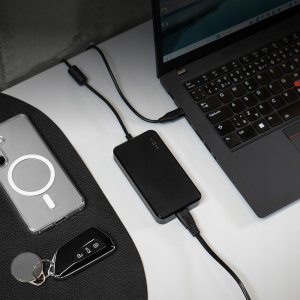 Zasilacz do laptopa Fixed Ładowarka GaN adapter do laptopów z USB-C wsparcie PD 3.0 100W czarny (FIXCG100-PAD-BK) 3