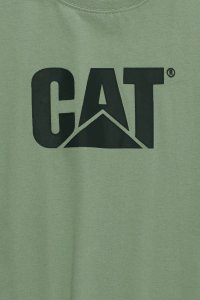 Austin Macauley Publishers Koszulka Caterpillar Trademark Logo ICEBERG GREEN 3