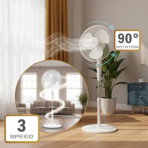 Termowentylator Klausberg Wentylator stojący z pilotem 50w klausberg 8