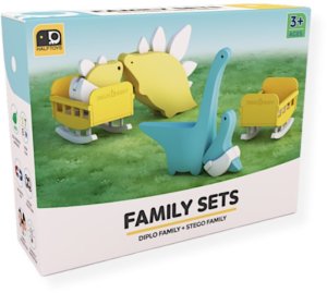 HalfToys Magnetyczne figurki dinozaurów 3D rodzina - Half Toys 3+ EDUKAMP 8
