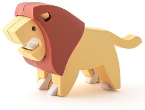 Figurka HalfToys Magnetyczne zwierzaki Half Toys safari puzzle 3D - figurki 3+ EDUKAMP 17