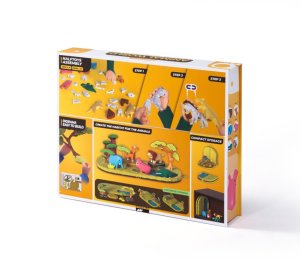 Figurka HalfToys Magnetyczne zwierzaki Half Toys safari puzzle 3D - figurki 3+ EDUKAMP 21