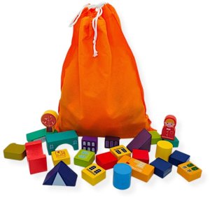 Kabi miasto sorter 100 elementów - 3+ EDUKAMP 7