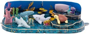 Figurka HalfToys Magnetyczne zwierzaki Half Toys Ocean 3D - figurki dla dzieci 3+ EDUKAMP 3