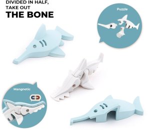 Figurka HalfToys Magnetyczne zwierzaki Half Toys Ocean 3D - figurki dla dzieci 3+ EDUKAMP 5