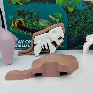 Figurka HalfToys Magnetyczne figurki 3D zwierząt leśnych - Half Toys 3+ EDUKAMP 11