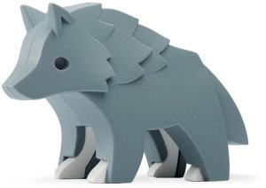 Figurka HalfToys Magnetyczne figurki 3D zwierząt leśnych - Half Toys 3+ EDUKAMP 14