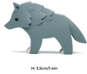 Figurka HalfToys Magnetyczne figurki 3D zwierząt leśnych - Half Toys 3+ EDUKAMP 19
