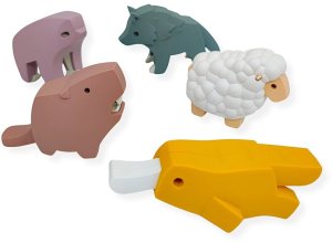Figurka HalfToys Magnetyczne figurki 3D zwierząt leśnych - Half Toys 3+ EDUKAMP 3