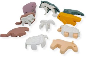 Figurka HalfToys Magnetyczne figurki 3D zwierząt leśnych - Half Toys 3+ EDUKAMP 5