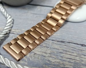 Lavvu Bransoleta stalowa do zegarka 18 mm Connect M10-18 RG różowe złoto masywna . 4