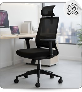 Krzesło biurowe Ergostill Fotel Ergonomiczny Biurowy do Biurka Krzesło Obrotowe Gamingowe Regulowane 2