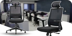 Krzesło biurowe Ergostill Fotel Ergonomiczny Biurowy do Biurka Krzesło Obrotowe Gamingowe Regulowane 6