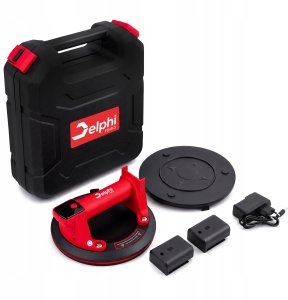 Delphi Tools Przyssawka do płytek Elektryczna Próżniowa Akumulatorowa Gresu 200kg 2x aku 3