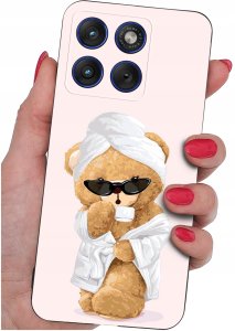 krainaGSM Etui Do Motorola Edge 70 | Wzory | Silikonowe Matt Case + Szkło 9H 4