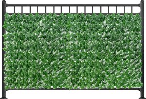 Garden King Żywopłot sztuczny bluszcz na balkon ściankę Hedera Quatro 100 x 100 cm 4