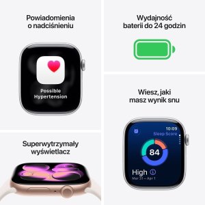 Smartwatch Apple Watch 11 GPS 42mm Space Grey Alu Sport Band S/M Czarny (MEQW4LW/A) 3