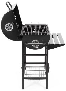 Springos Grill węglowy ogrodowy z pokrywą termometrem duży ruszt grillowy Uniwersalny 18