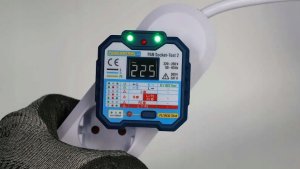 Lange Łukaszuk Tester gniazdek + tester FI 30 mA 2