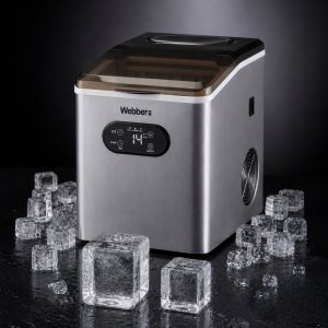 Kostkarka do lodu Webber Frio IM-201 25KG LCD 3 tryby wody Inox 24 kostki (05IM-201) 2